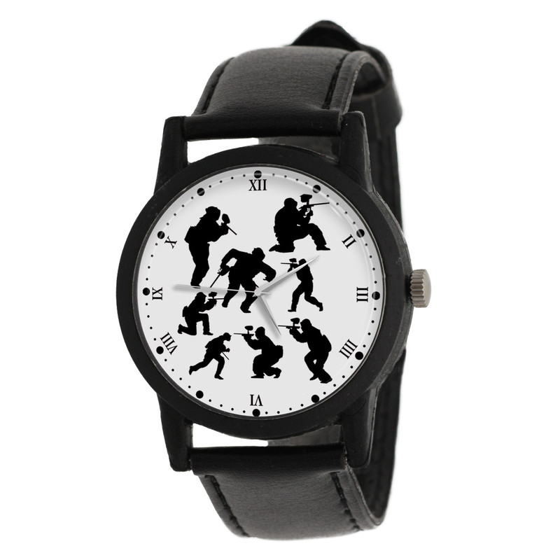 ساعت مچی عقربه ای والار طرح پینت بال کد LF2620