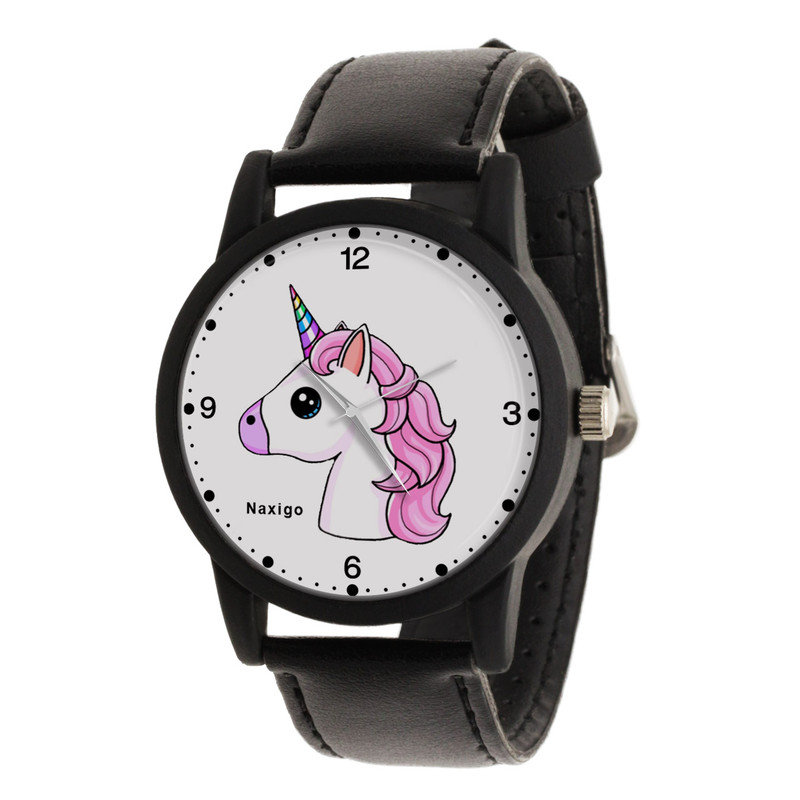 ساعت مچی عقربه ای ناکسیگو مدل اسب تک شاخ کد LF11714