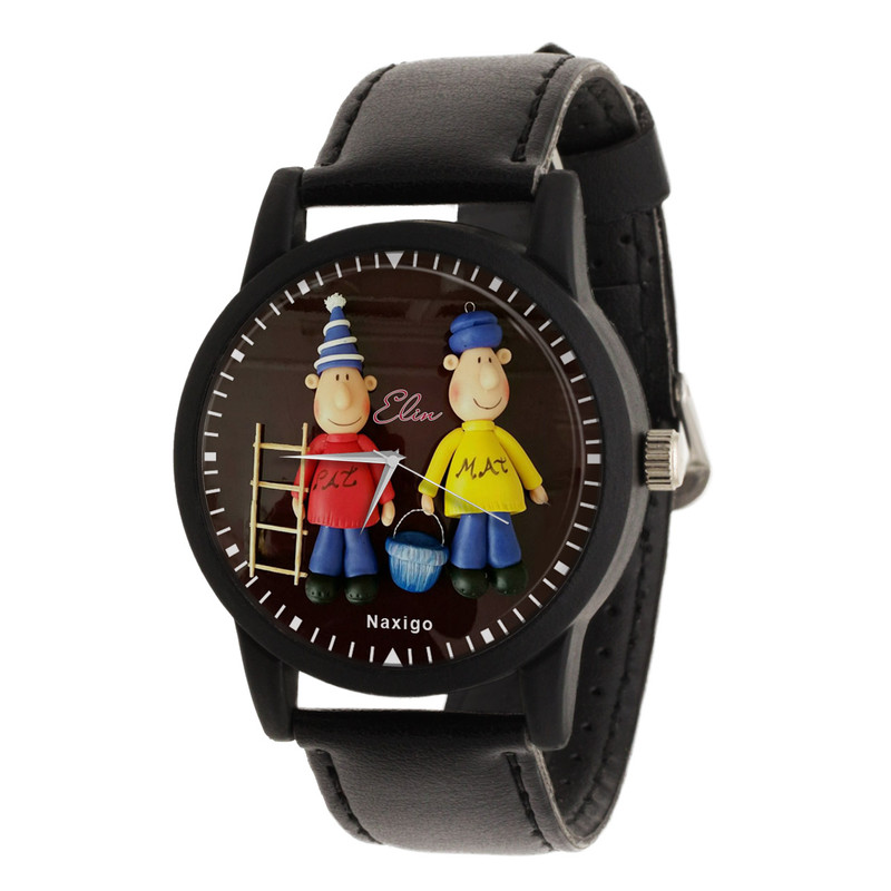 ساعت مچی عقربه ای ناکسیگو مدل پت و مت کد LF12359