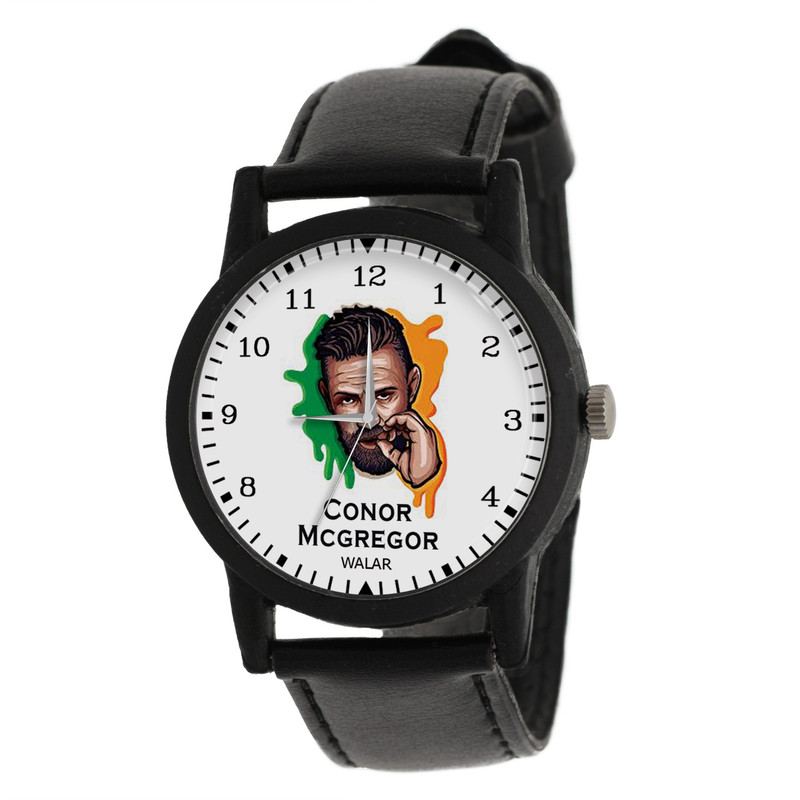 ساعت مچی عقربه ای مردانه والار طرح کانر مک گرگور کد LF2084