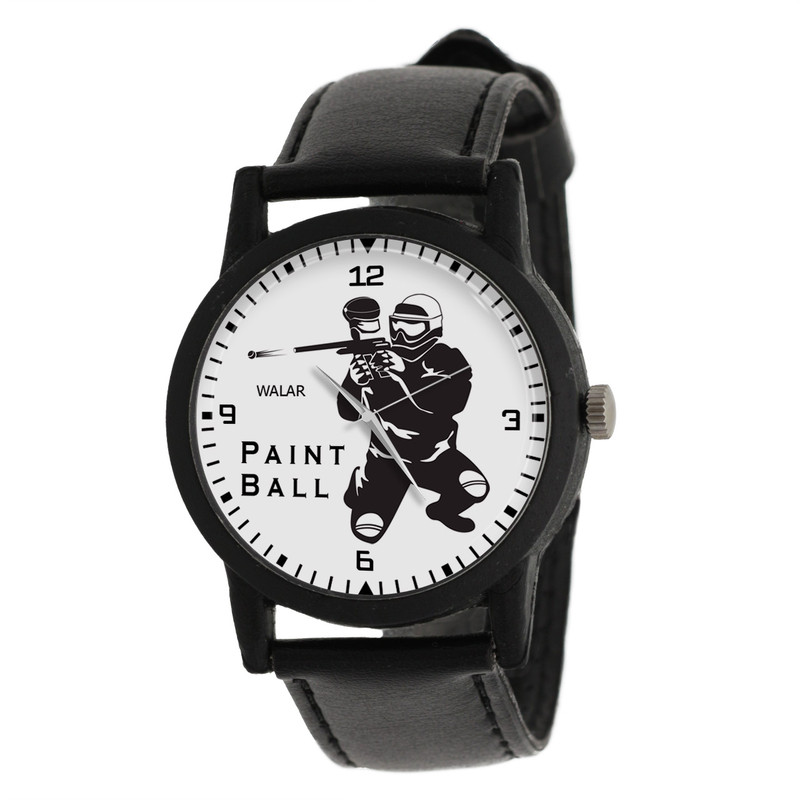 ساعت مچی عقربه ای مردانه والار طرح پینت بال کد LF2632