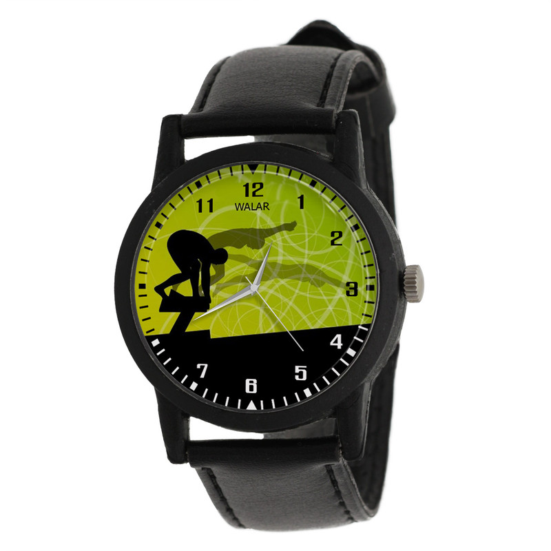 ساعت مچی عقربه ای مردانه والار طرح شنا کد LF2760