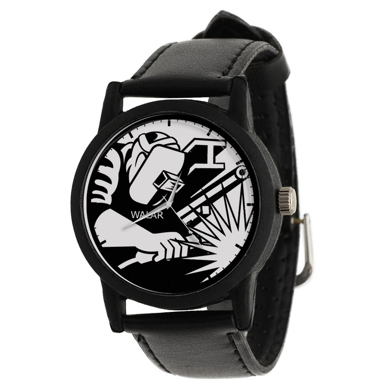 ساعت مچی عقربه ای مردانه والار طرح جوشکاری کد LF2825
