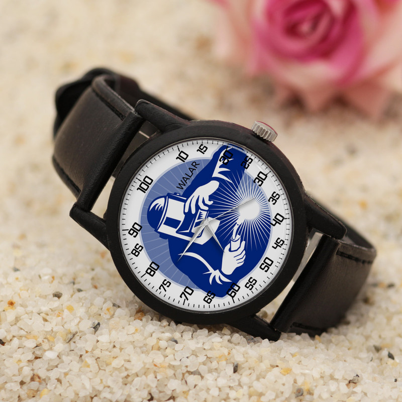 ساعت مچی عقربه ای مردانه والار طرح جوشکاری کد LF2827