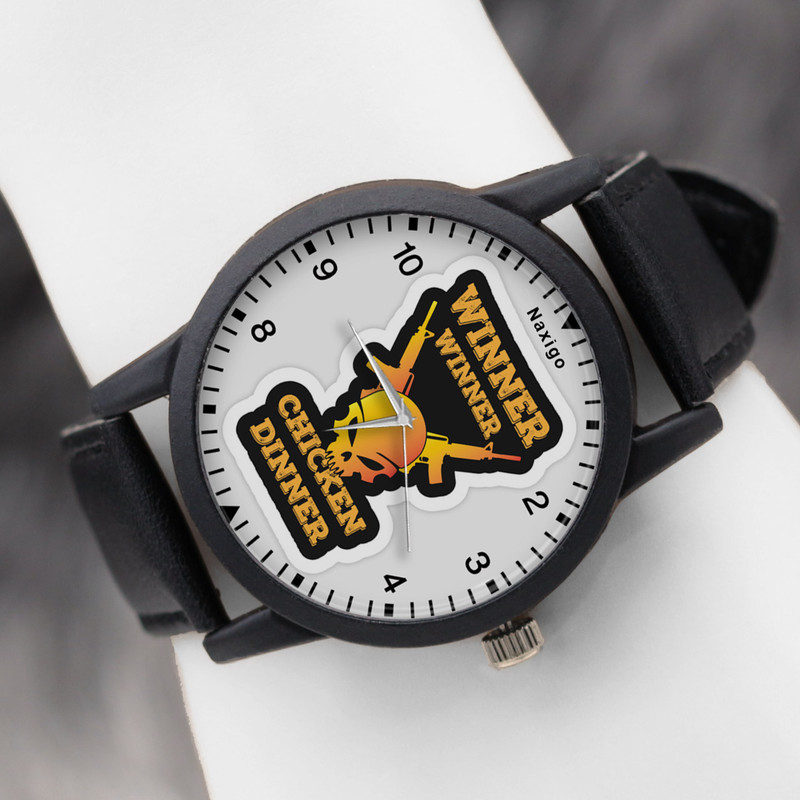 ساعت مچی عقربه ای ناکسیگو طرح PubG کد LF4235