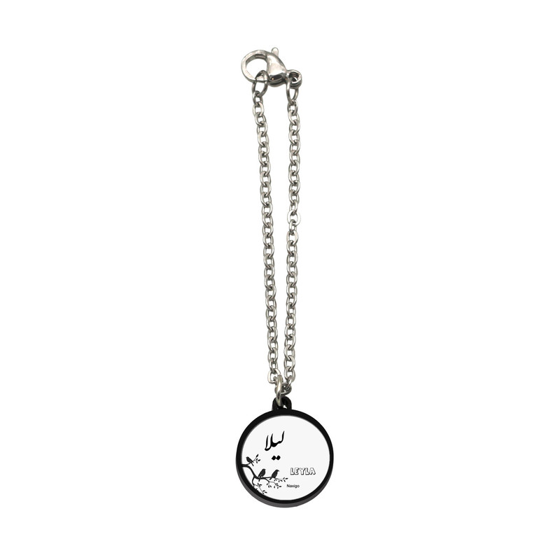 آویز ساعت زنانه ناکسیگو مدل شب تاب طرح لیلا کد AW9146