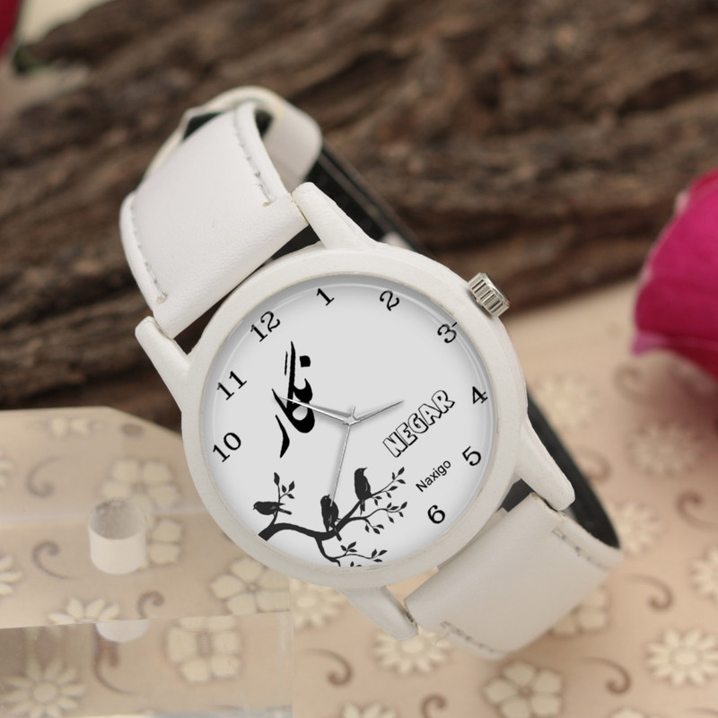 ساعت مچی عقربه ای زنانه ناکسیگو طرح نگار کد LF3411