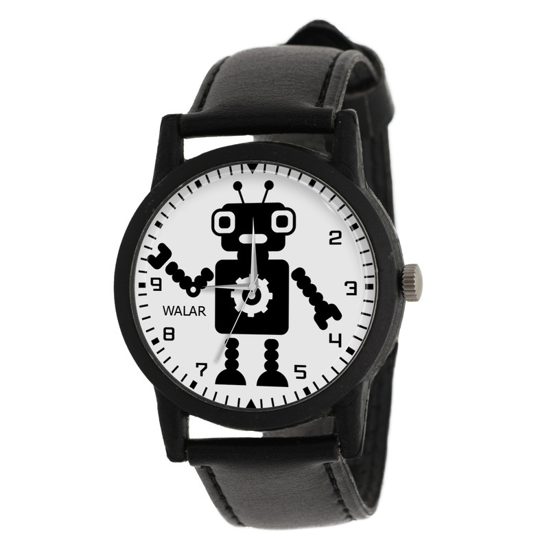 ساعت مچی عقربه ای والار طرح رباتیک کد LF2563