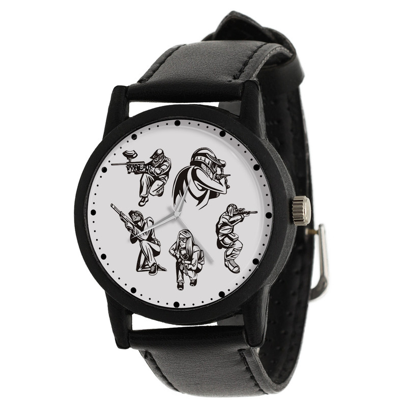 ساعت مچی عقربه ای والار طرح پینت بال کد LF2576