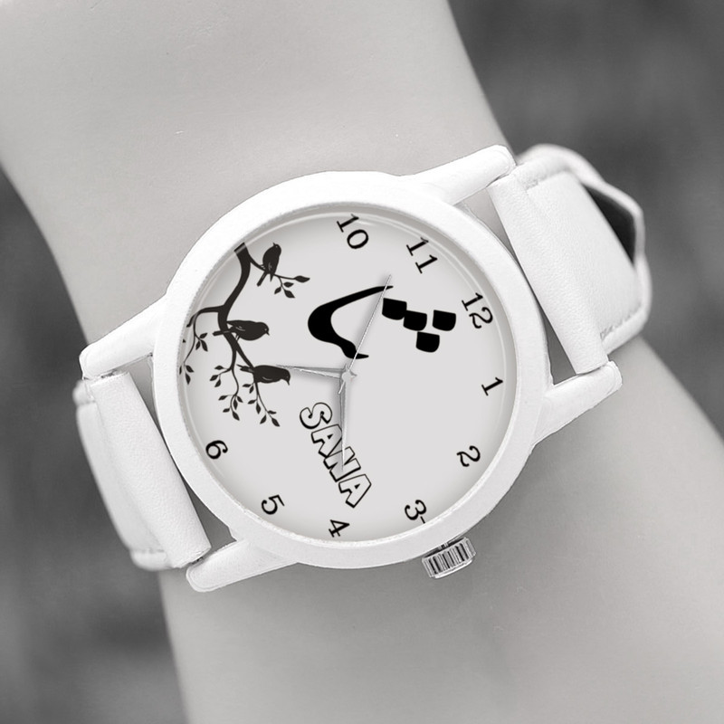 ساعت مچی عقربه ای زنانه طرح ثنا کد LF3127