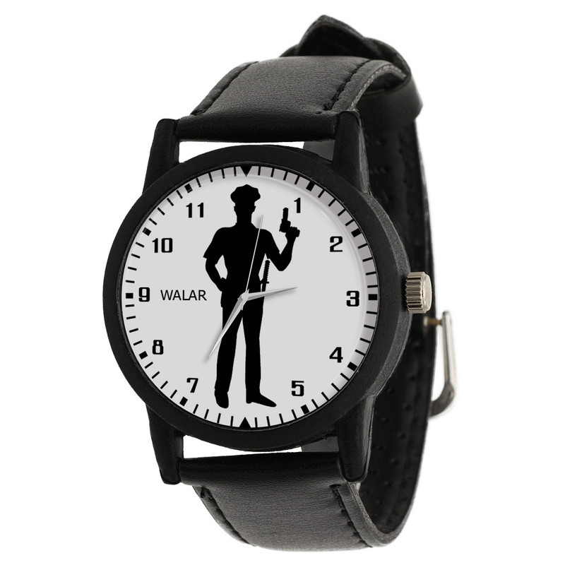 ساعت مچی عقربه ای مردانه والار طرح پلیس کد LF2857