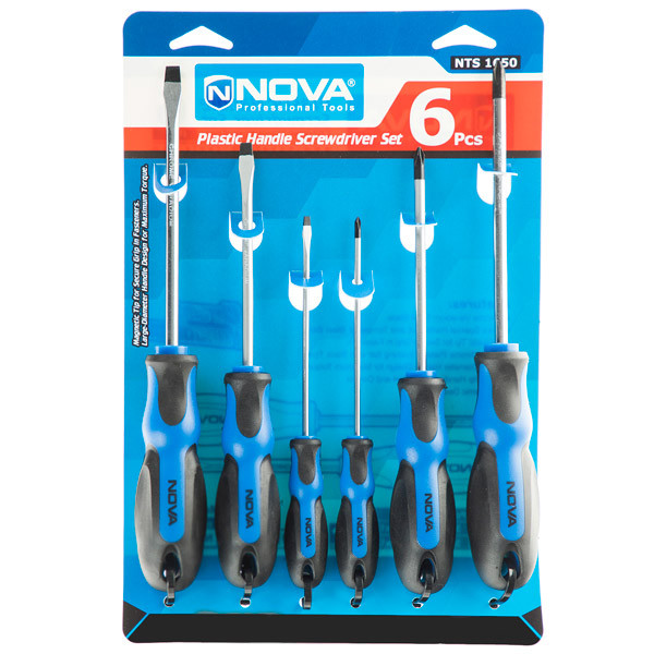 مجموعه 6 عددی پیچ گوشتی نووا مدل NTS-1650