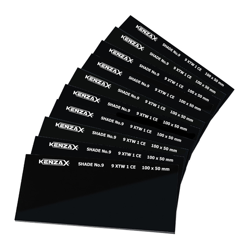 مجموعه 10 عددی شیشه ماسک جوشکاری کنزاکس مدل KWF-109