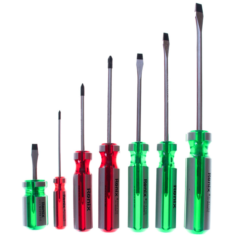 پیچ گوشتی رونیکس مدل 2701 بسته 10 عددی