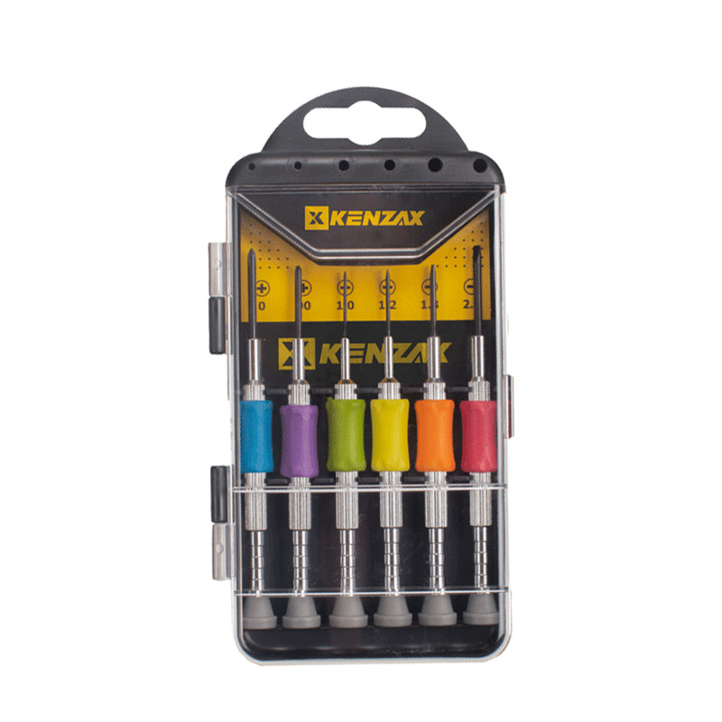 پیچ گوشتی ساعتی کنزاکس مدل KPS-106 بسته 6 عددی