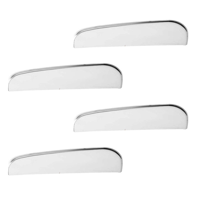 قاب روی دستگیره خودرو مدل استیل  مناسب برای تیبا مجموعه 4 عددی