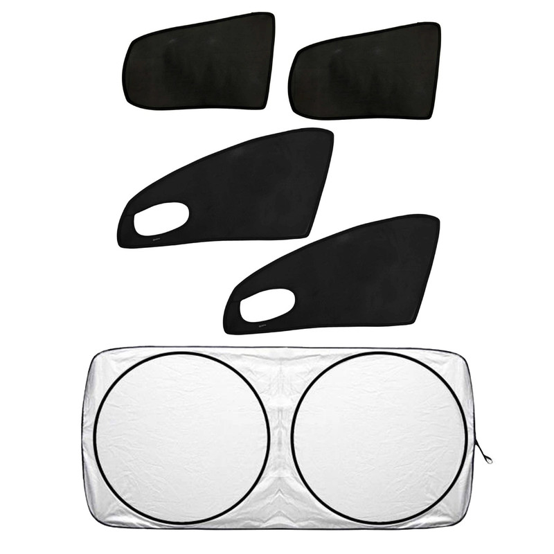 آفتابگیر شیشه خودرو پاسیکو مدل P523-oo مناسب برای رانا بسته 5 عددی