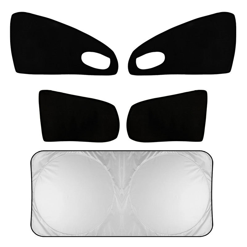 آفتاب گیر خودرو مدل UV RESISTANT مناسب برای 206 sd مجموعه 5 عددی