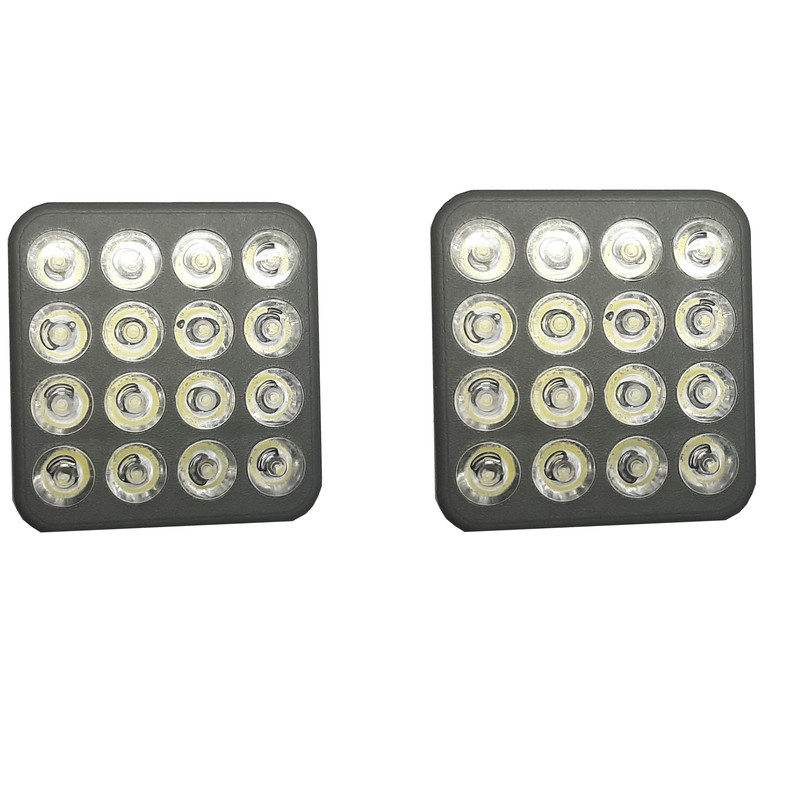 لامپ سقف خودرو مدل sdw12 مجموعه 2 عددی مناسب برای پراید