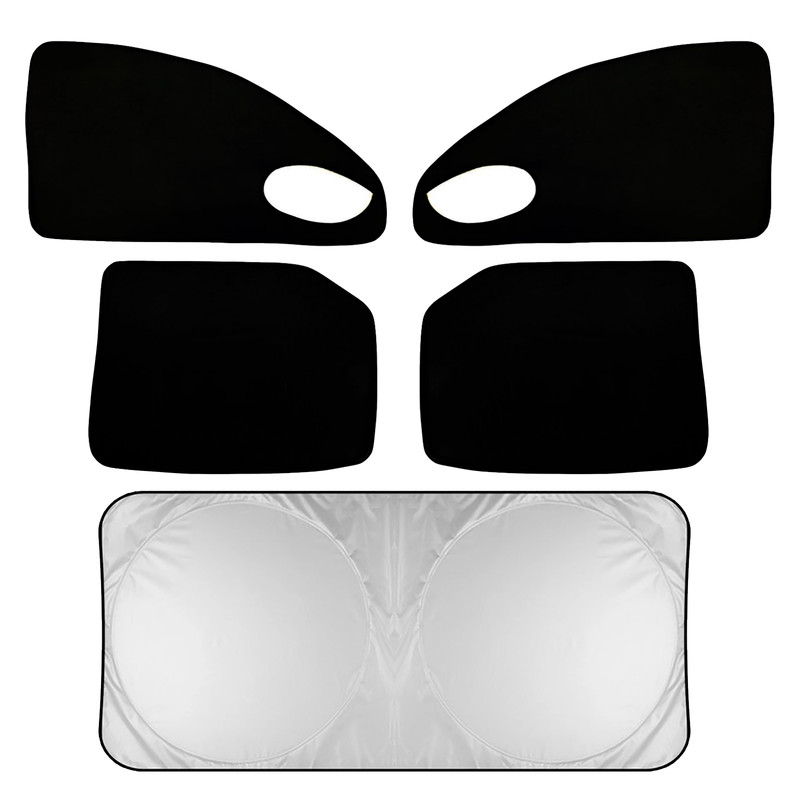  آفتاب گیر خودرو مدل UV RESISTANT مناسب برای پژو پارس مجموعه 5 عددی