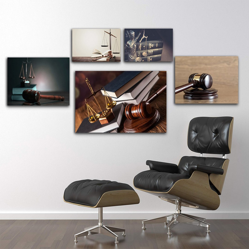 تابلو شاسی بکلیت طرح عدالت و دادگستری و وکالت مدل SH-844 مجموعه 5 عددی