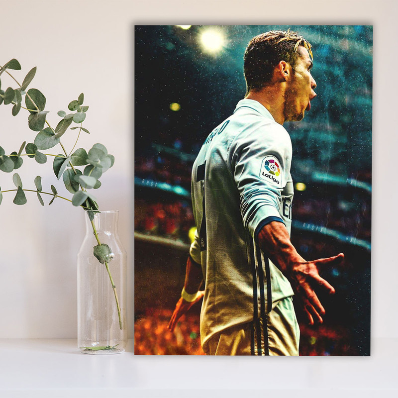 تابلو شاسی گالری استاربوی طرح کریستیانو رونالدو مدل فوتبال 077