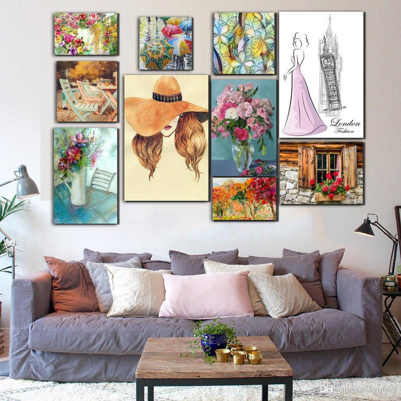 تابلو شاسی بکلیت طرح فشن و گل رنگی مدل SH-282 مجموعه 10 عددی