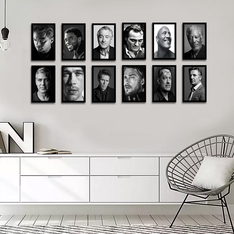 تابلو بکلیت طرح مشاهیر سینمای جهان مدل B-1708 مجموعه 12 عددی