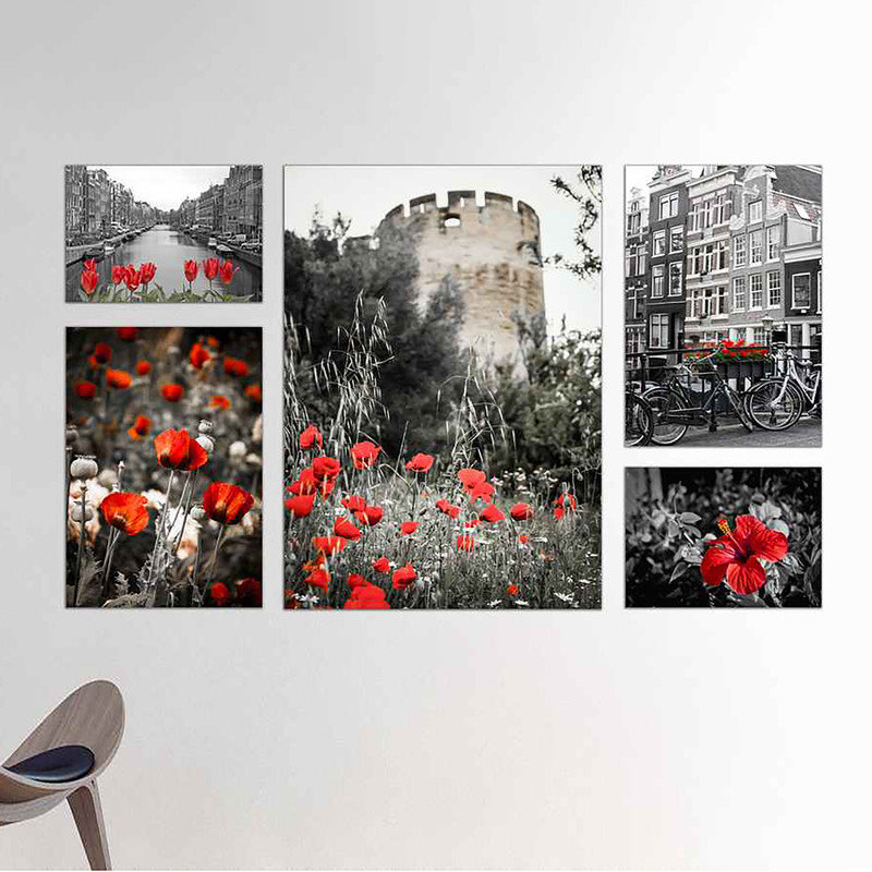 تابلو شاسی بکلیت طرح قلعه مدل 269 مجموعه 5 عددی