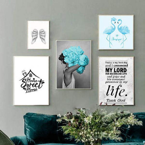 تابلو بکلیت طرح خانه مدرن مدل W-307 مجموعه 5 عددی