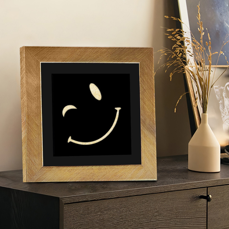 تابلو بکلیت طرح دکوری لبخند مدل T-22