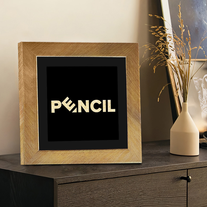 تابلو بکلیت طرح دکوری Pencil مدل T-123