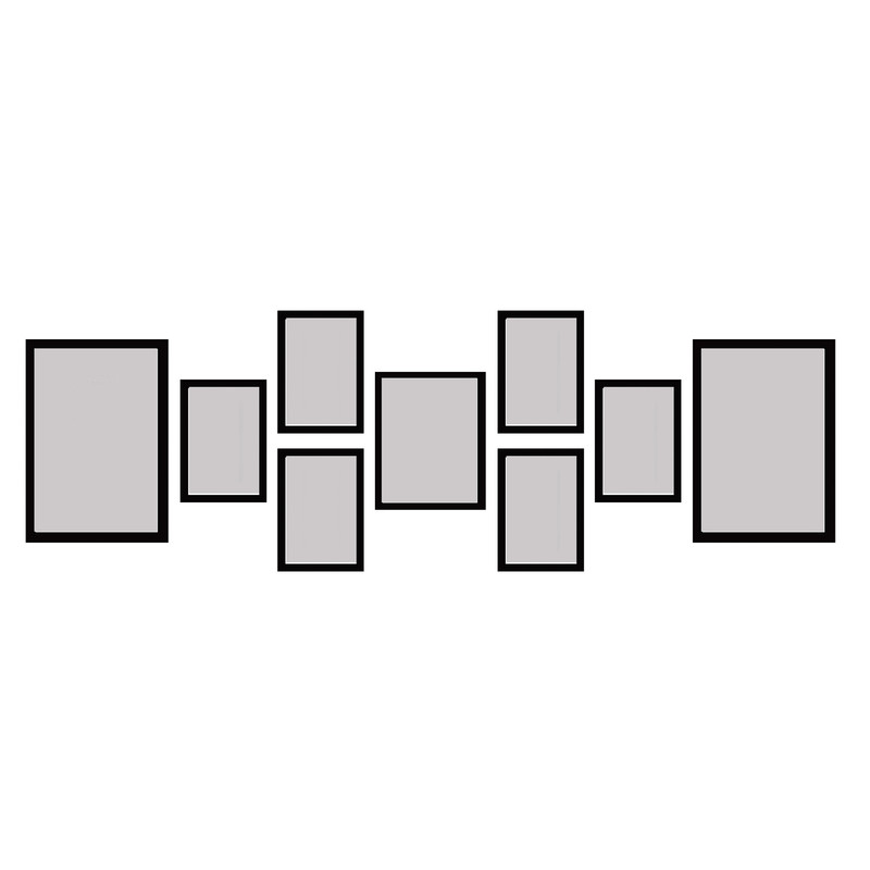 قاب عکس بکلیت مدل 215-147 مجموعه 9 عددی