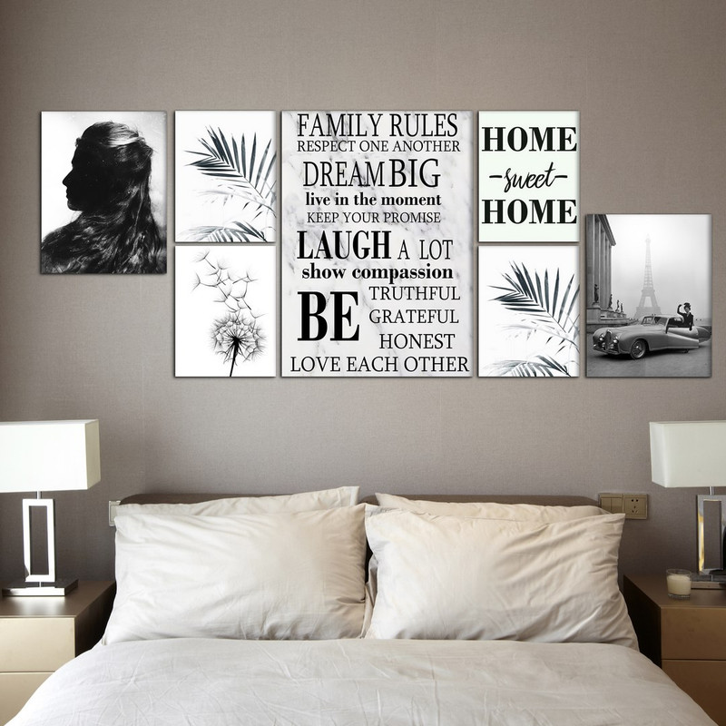 تابلو شاسی بکلیت طرح قوانین خانواده مدل SH-272 مجموعه 7 عددی