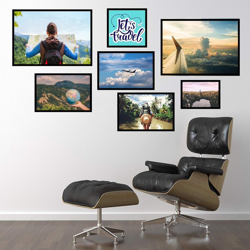 تابلو بکلیت طرح کمپینگ و اسب سواری مدل B-915 مجموعه 7 عددی