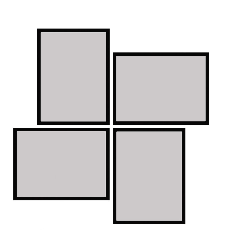 قاب عکس بکلیت مدل 215-121 مجموعه 4 عددی