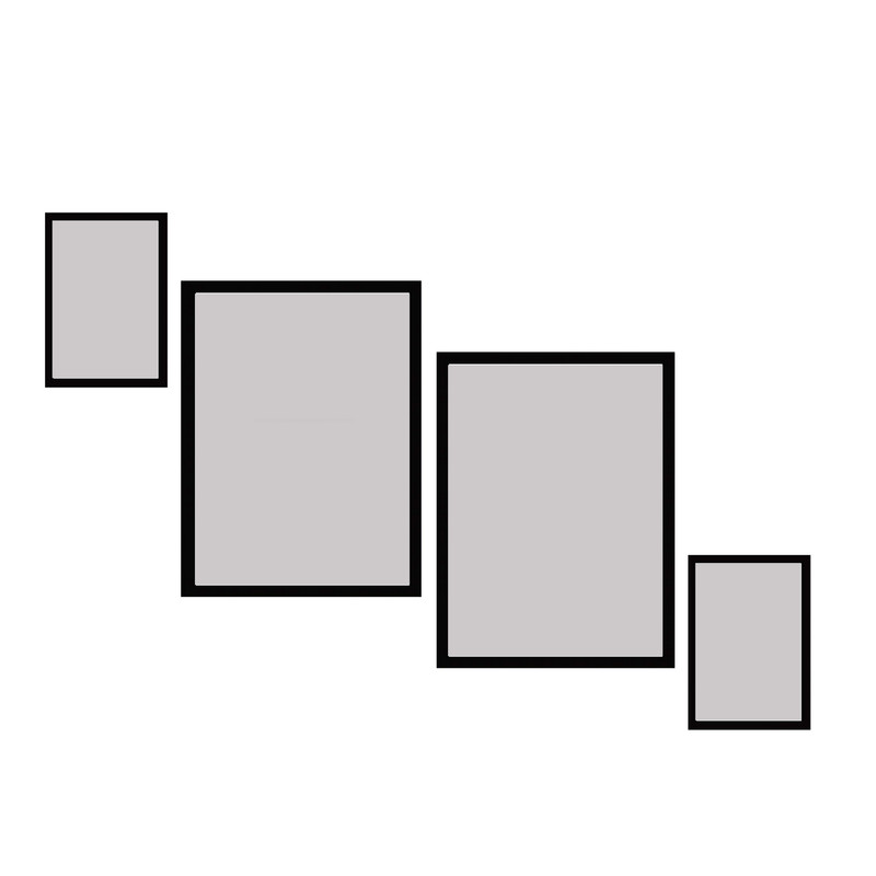 قاب عکس بکلیت مدل 215-126 مجموعه 4 عددی