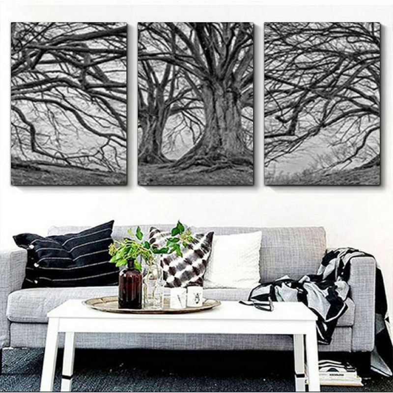 تابلو شاسی بکلیت طرح درخت استوار مدل SH-320 مجموعه 3 عددی