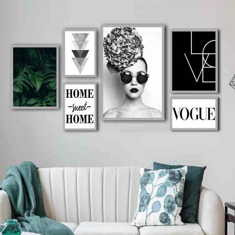 تابلو بکلیت طرح خانه سبز دکوراتیو مدل BE-253