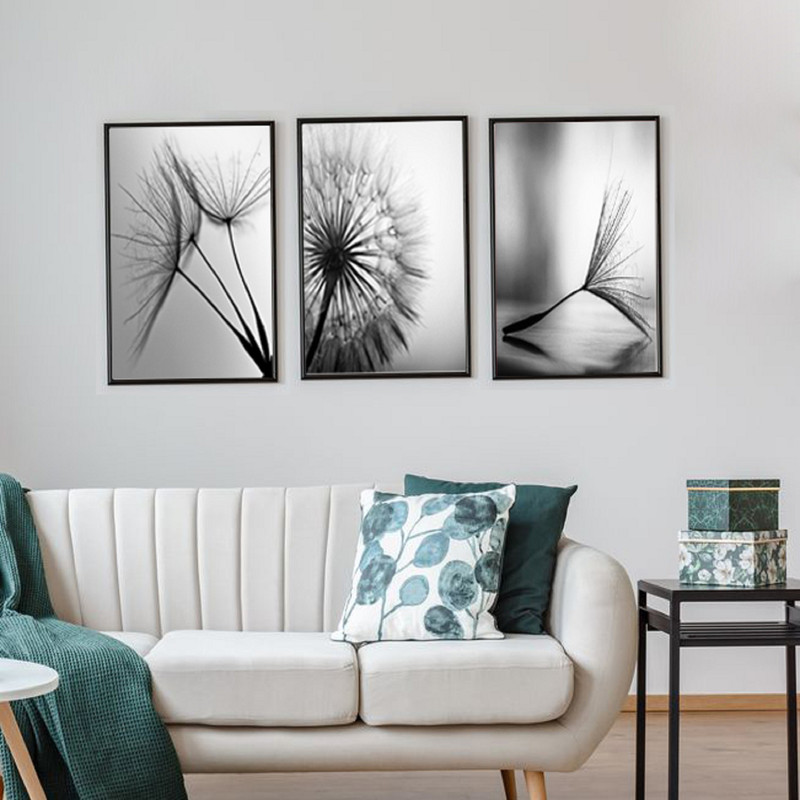 تابلو بکلیت طرح قاصدک مدل دکوراتیو B-298 مجموعه 3 عددی