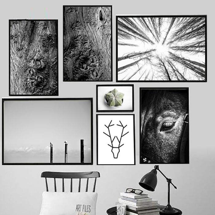 تابلو بکلیت طرح طبیعت مدل دکوراتیو B-278 مجموعه 7 عددی