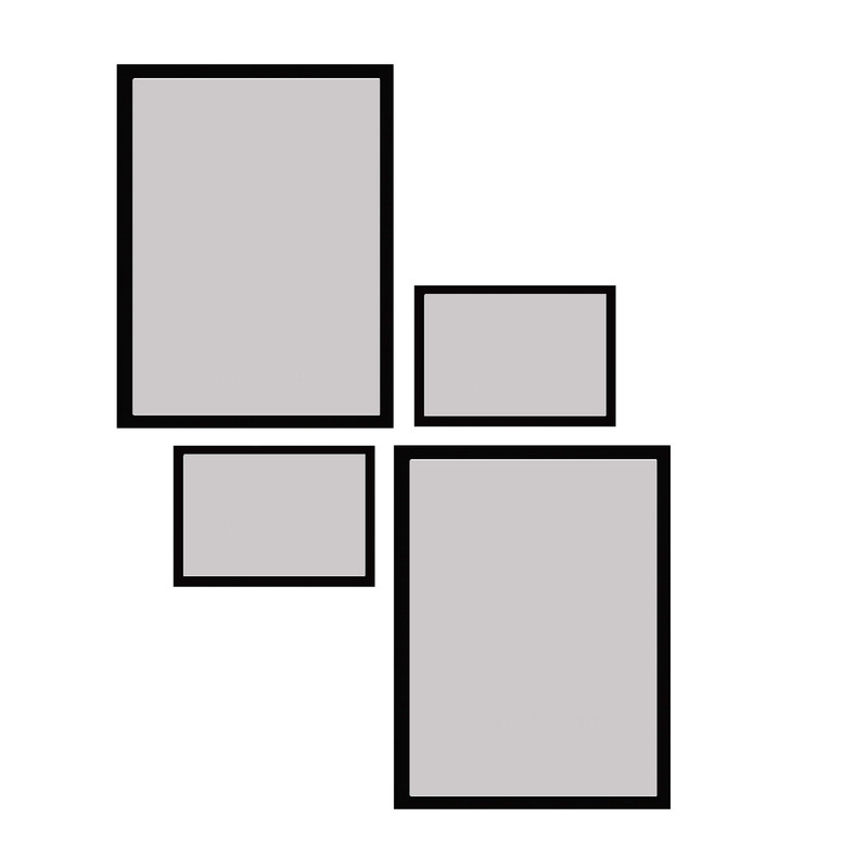 قاب عکس بکلیت مدل 215-40 مجموعه 4 عددی