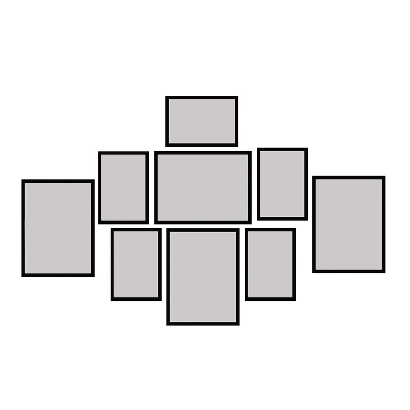 قاب عکس بکلیت مدل قاب عکس مدل 215-18 مجموعه 9 عددی