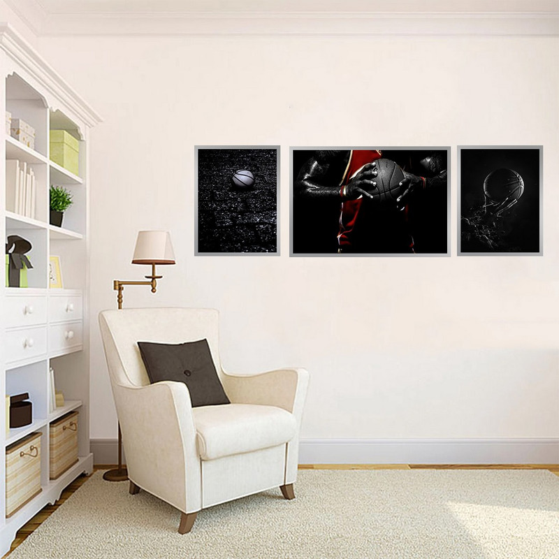 تابلو بکلیت طرح بسکتبال مدل SI-840 مجموعه 3 عددی