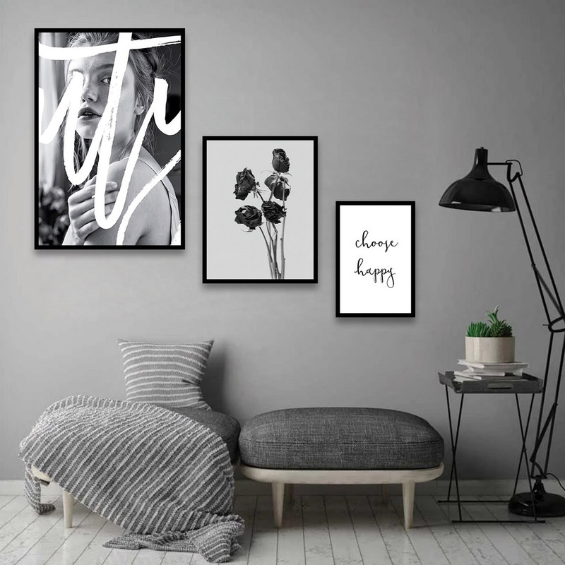 تابلو بکلیت طرح انگیزشی انگلیسی و استایل مدل B-816 مجموعه 3 عددی