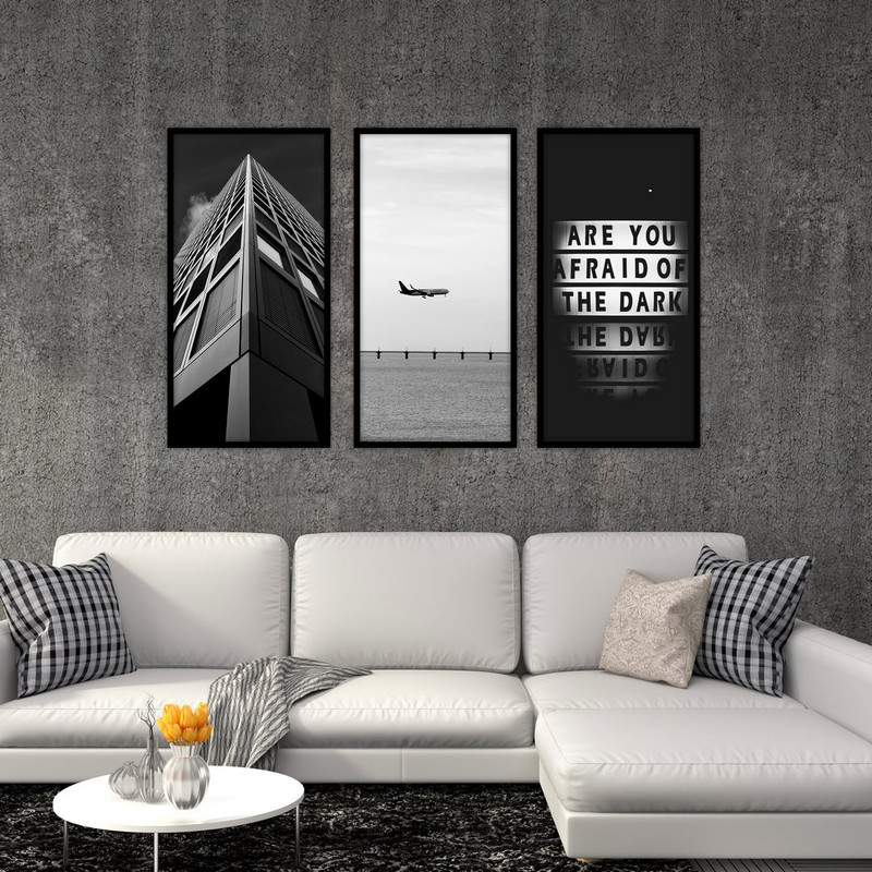 تابلو بکلیت طرح دکوراتیو مدرن مدل B-515 مجموعه 3 عددی