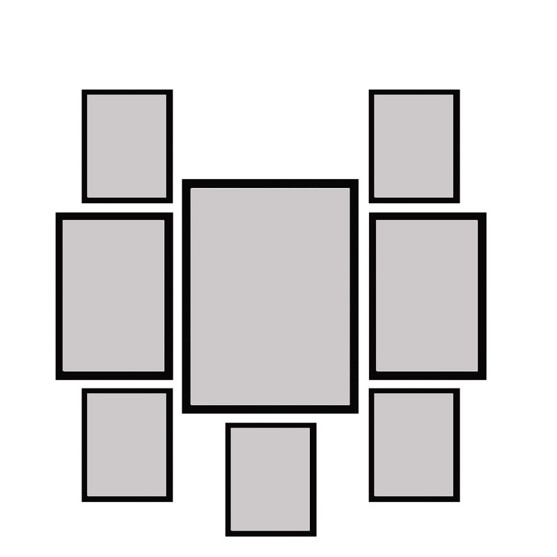 قاب عکس بکلیت مدل 215-9 مجموعه 8 عددی