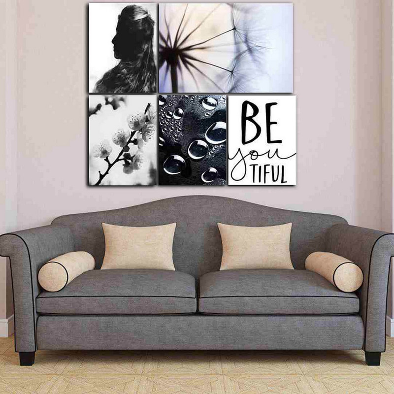 تابلو شاسی بکلیت طرح دکوراتیو قاصدک مدل SH-211 مجموعه 5 عددی