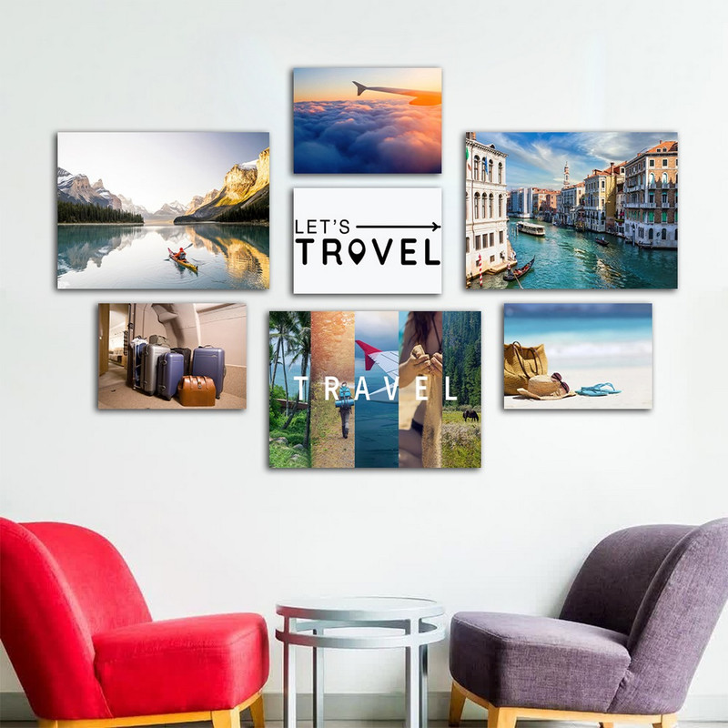 تابلو شاسی بکلیت طرح تور و مسافرت مدل SH-904 مجموعه 7 عددی