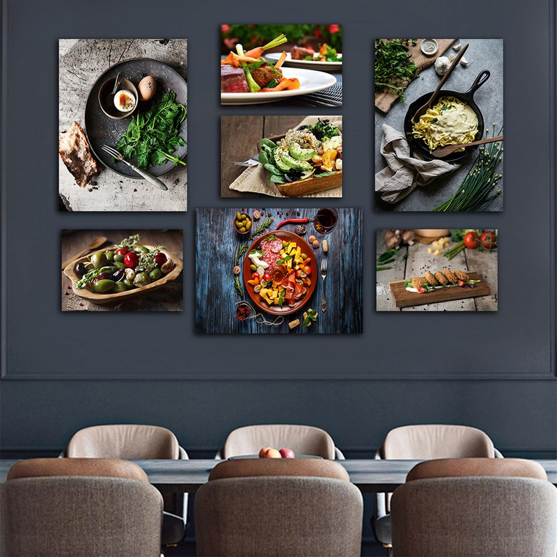 تابلو شاسی بکلیت طرح رستوران وآشپزی ایتالیایی مدل SH-899 مجموعه 7 عددی